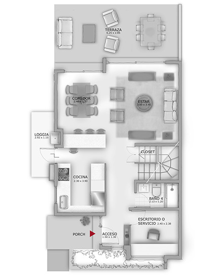 Planta Casas Estribo 1