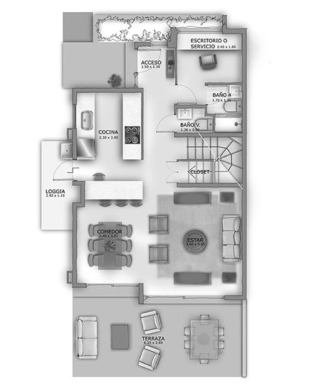 Planta Casas Estribo 1