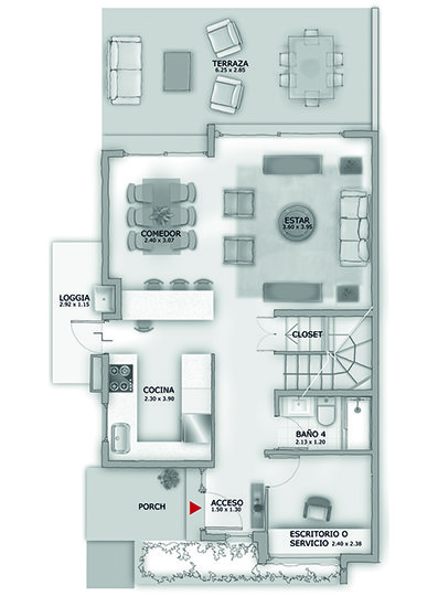 Planta Casa Gavilla 1