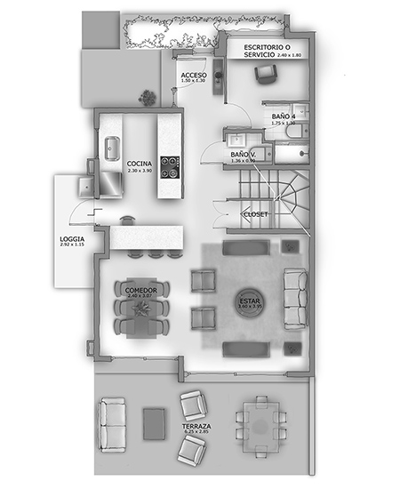 Planta Casa Gavilla 1